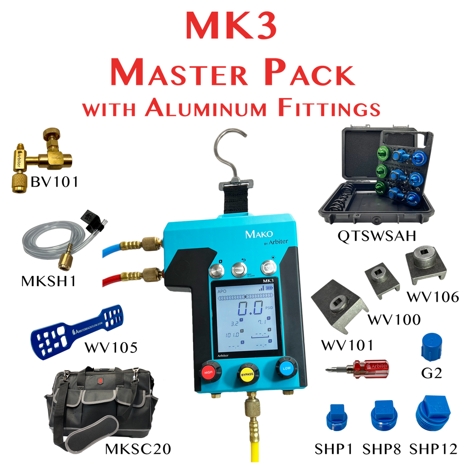 MK3 Master Pack with Aluminum Fittings