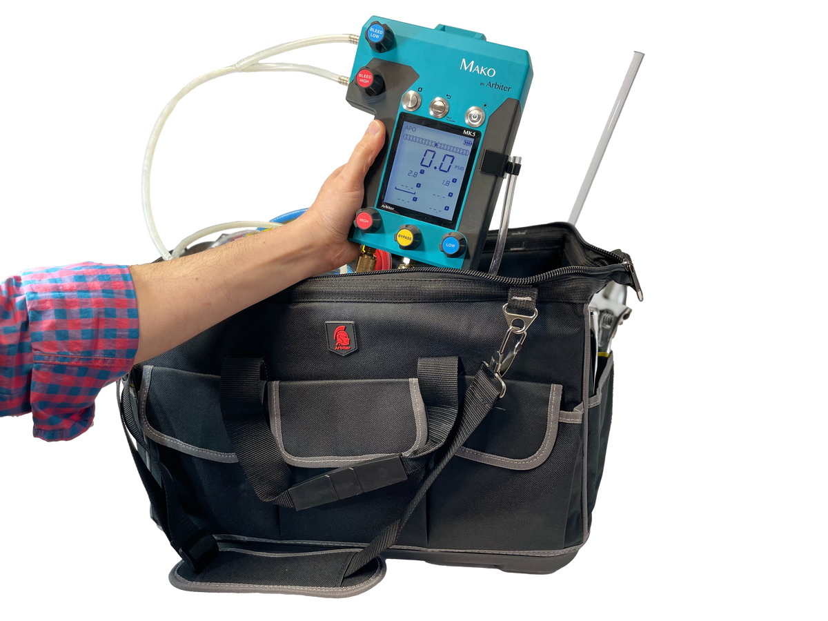 MKSC20. Mako soft case 20-inch tool bag with hard bottom for backflow ...