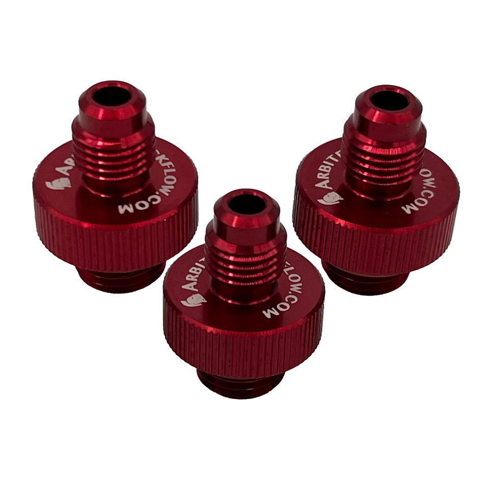 1/4" Aluminum Quick Test Fittings (set of 3)