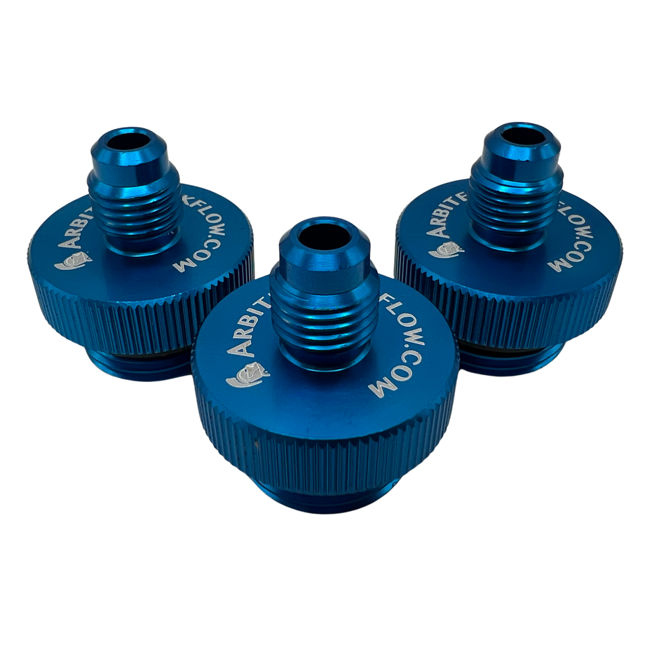 1/2" Aluminum Quick Test Fittings (set of 3)
