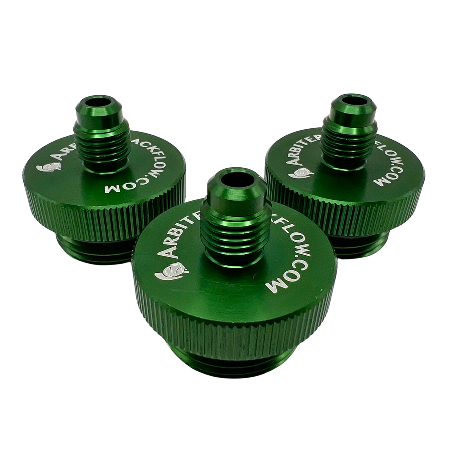 3/4" Aluminum Quick Test Fittings (set of 3)
