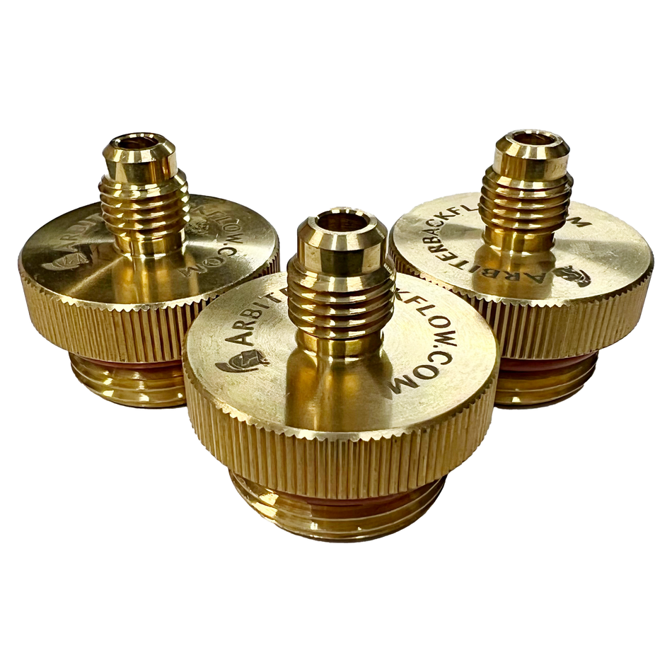 3/4" Brass Quick Test Fittings (set of 3)