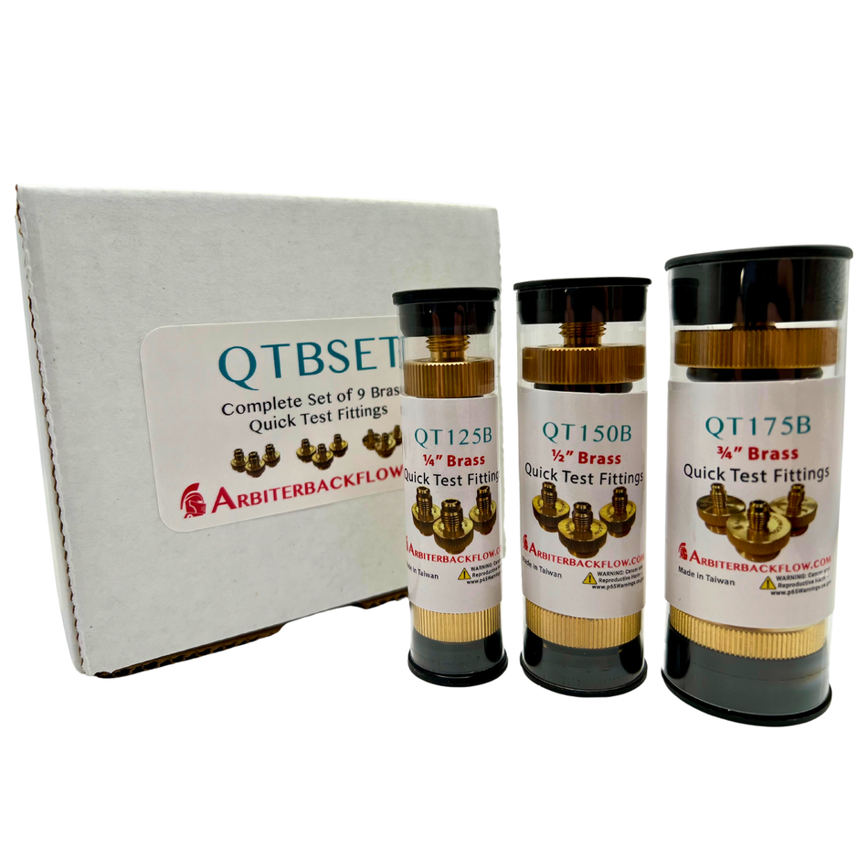 Complete Set of Brass Quick Test Fittings
