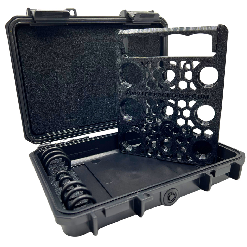 QTH. Quick Test Fitting Holder with Case
