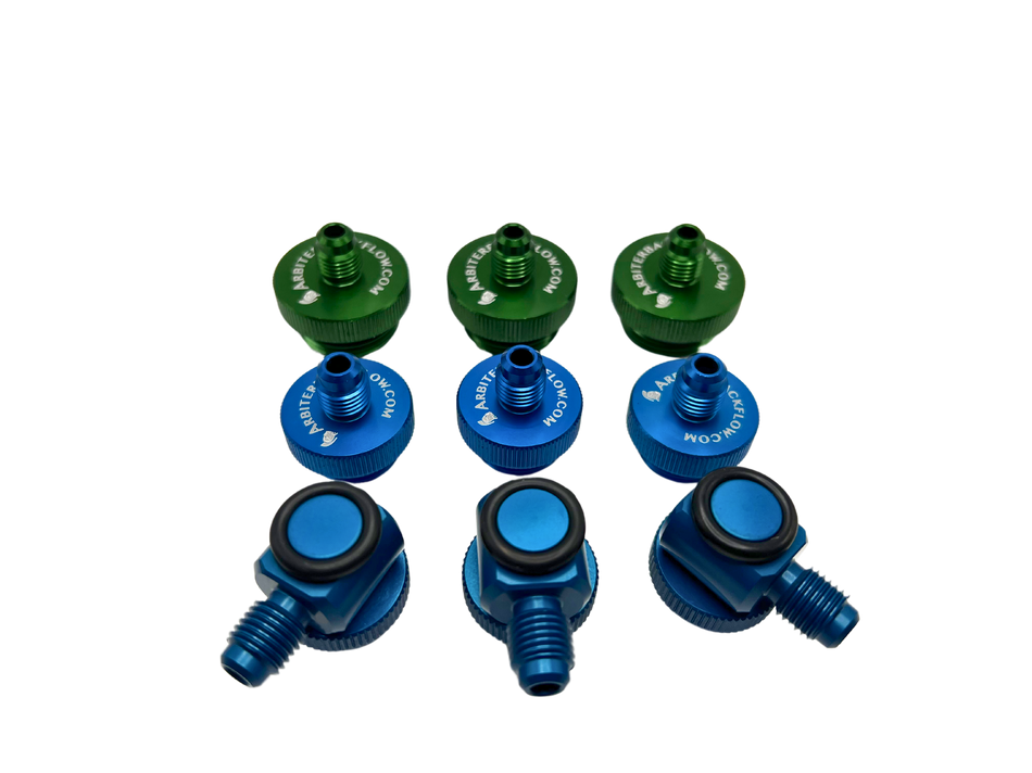 Complete Set of Aluminum Quick Test Fittings