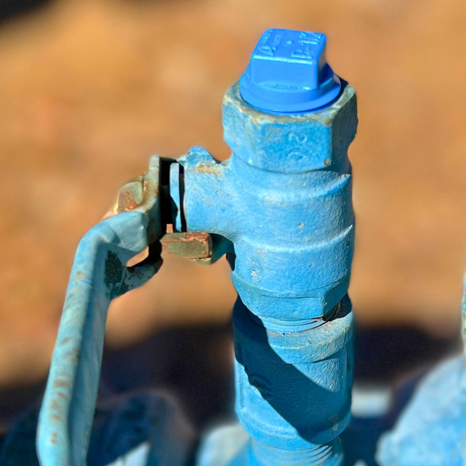 Plastic plugs for test ports on backflow assemblies, ~50 count.