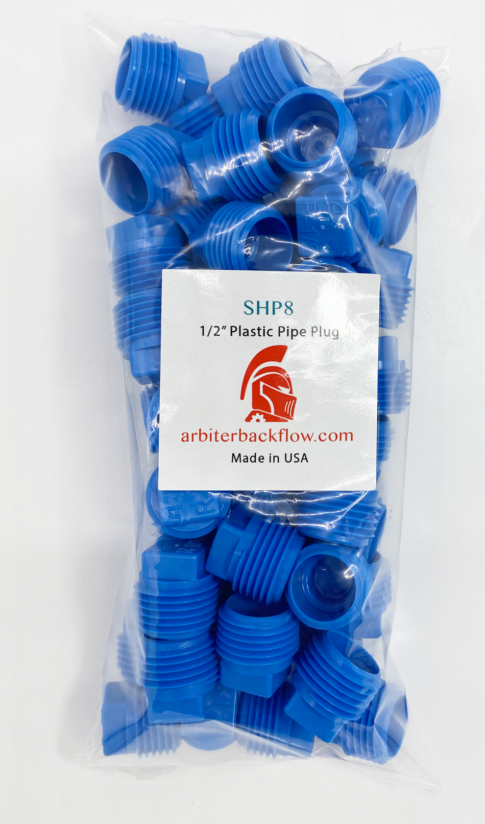 Plastic plugs for test ports on backflow assemblies, ~50 count.